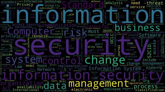 Eine kreisförmige Wortwolke mit "Information Security" in verschiedenen Sprachen, angeordnet von größtem in der Mitte bis kleinster nach außen, in Blauschattierungen.