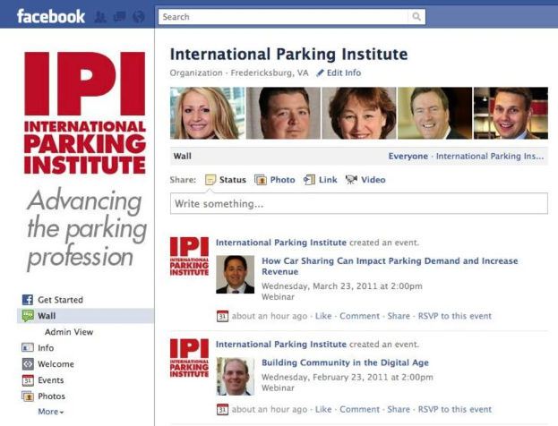 Screenshot einer Facebook-Seite mit sechs Profilbildern von Männern und Frauen oben sowie Zitaten und Text auf der linken Seite.